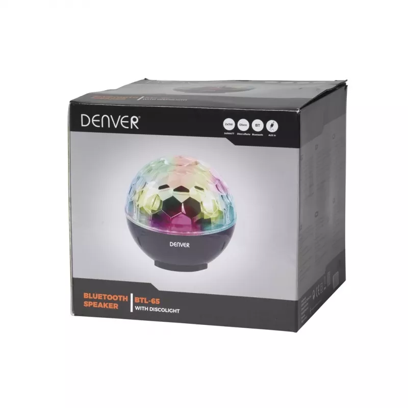 Bluetooth-Lautsprecher Denver BTL-65 Schwarz