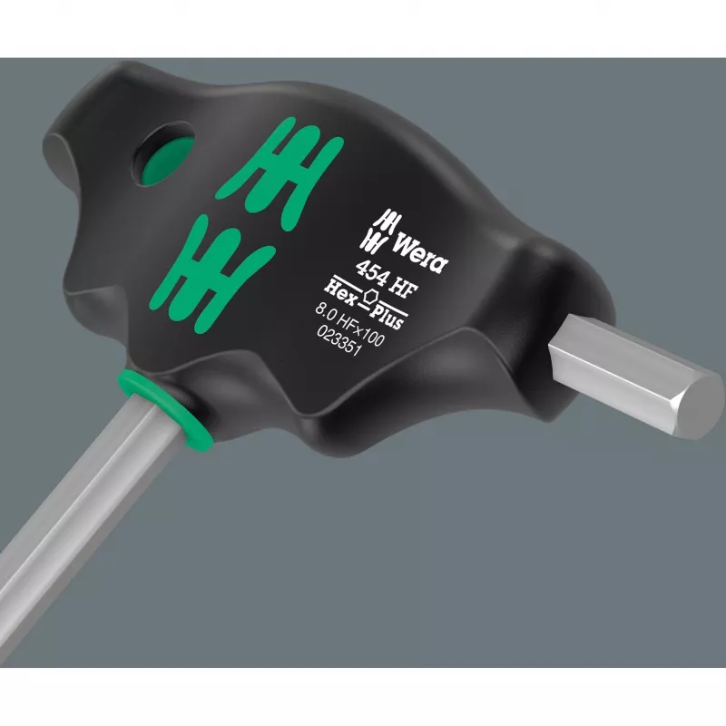 T-Griff-Set Wera Serie 400 454/7 HF, 7-teiliges T-Griff-Innensechskant- und Schraubendreher-Set