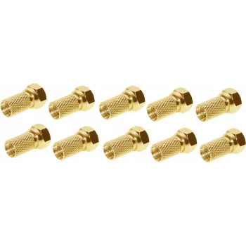 Koaxial-Steckverbinder F-Typ ShiverPeaks BS85010-10AG
