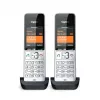 Gigaset COMFORT 500HX duo Analog/DECT Telefon Anruferkennung Schwarz, Silber