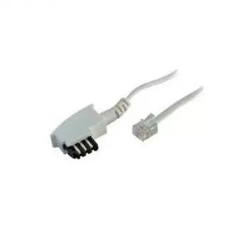 Telefonkabel S/CONN 70046-W 6 m Weiß