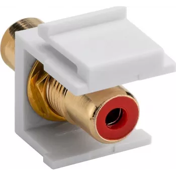 Goobay 79669 - Flach - Rot - Weiß - RCA - RCA - Buchse - Buchse (79669)