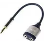 LogiLink Audio-Splitter Stereo-Miniklinkenbuchse auf Stereo-Miniklinkenstecker 18 cm