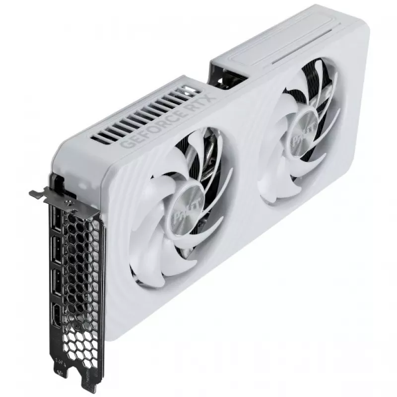 Grafikkarte Palit GeForce RTX 5060 Ti White OC — GeForce RTX 5060 Ti, 16 GB GDDR7, 128-Bit, PCIe 5.0, 2407 MHz
