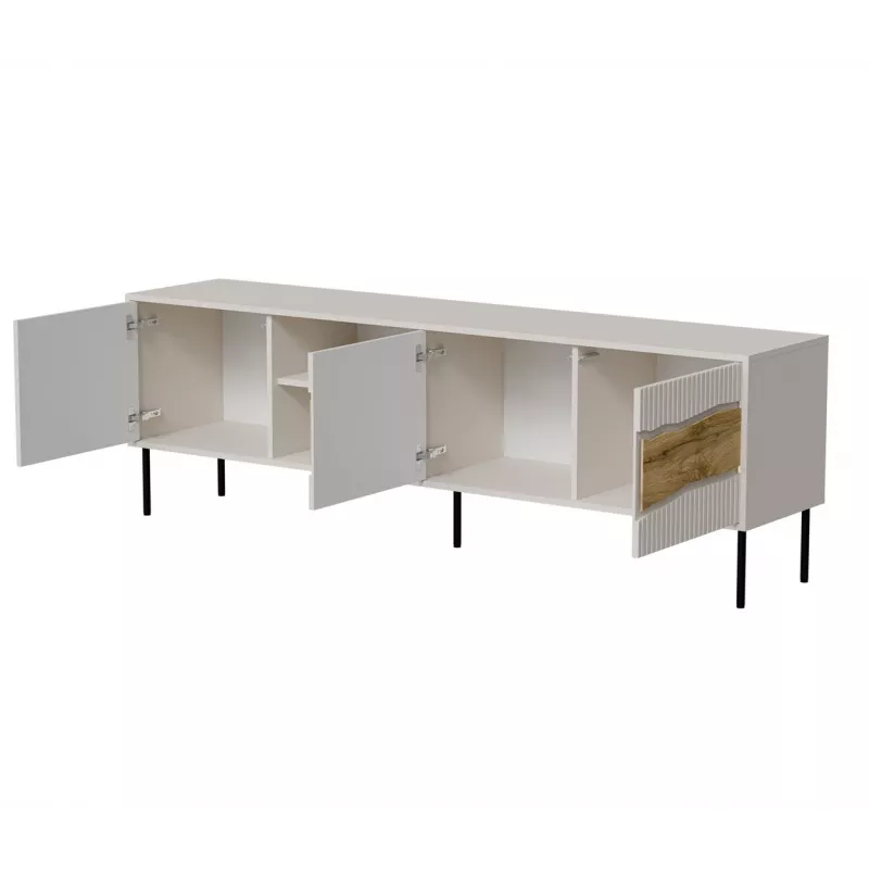 TV-Schrank cama meble INSERTO 3D1W 190x40x62 cm Cashmere-Finish mit LED