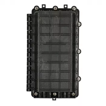 Outdoor-Glasfaser-Spleißverschluss Extralink Jerry 2 Kassetten 24-Faser, ABS/PVC-Gehäuse, schwarz