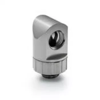 90° Rotary Tube Fitting BitsPower Artemis — platinium gray, model BPM-AT90R-PG
