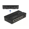 DeLOCK 11494 Computer-Daten-Umschalter Schwarz USB Type-A Type-B 0,48 Gbit/s
