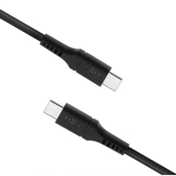 USB-C-auf-USB-C-Festkabel FIXED FIXDLS-CC2-BK — 2 m, 60 W