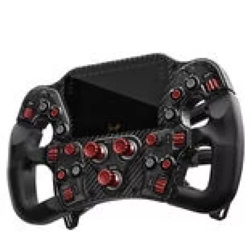 Asetek SimSports Invicta Formula Steering Wheel - Rot + The Invicta Wheelbase (27 Nm)