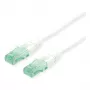ROLINE RM Patchkabel Cat.6A UTP, weiß, 1 m