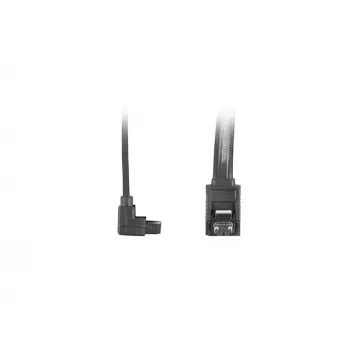SATA III-Kabel LANBERG CA-SASA-13CU-0050-BK 0,5 m, SATA 7-polig auf 7-polig, 6 Gbit/s, schwarz