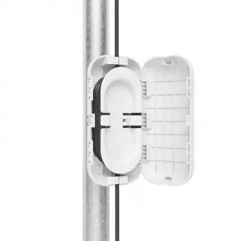 Ubiquiti UACC-FIBER-SR-KIT Kabelorganisator Mast/Wand Kabelbox Weiß 1 Stück