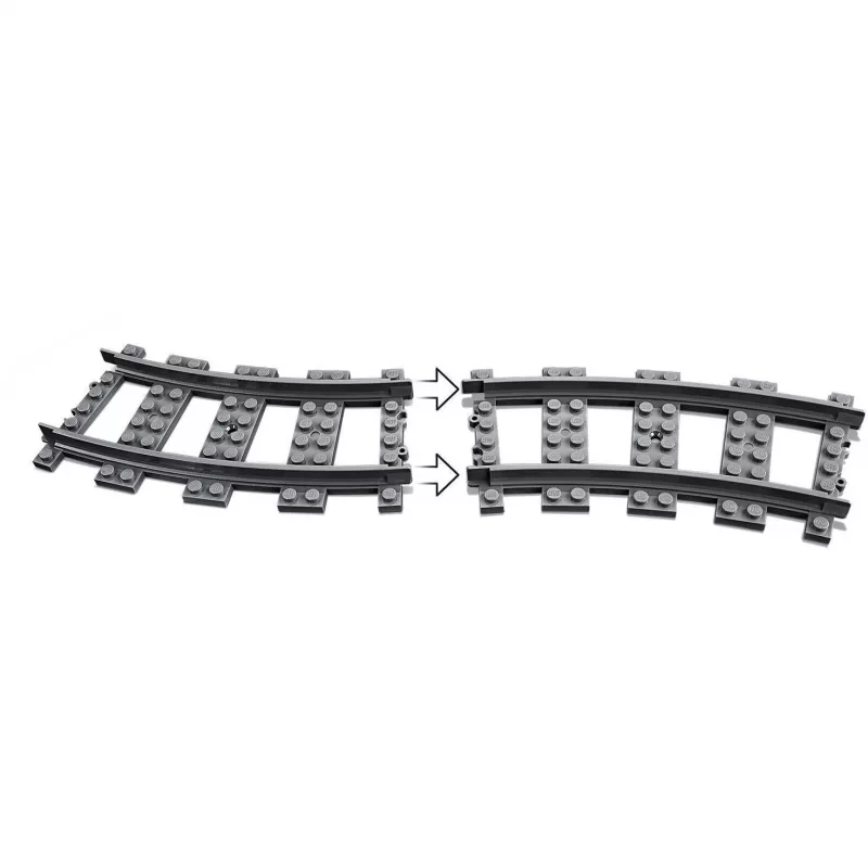 Baukasten LEGO City 60238 – Bahnweiche und Zubehör für Spielsets