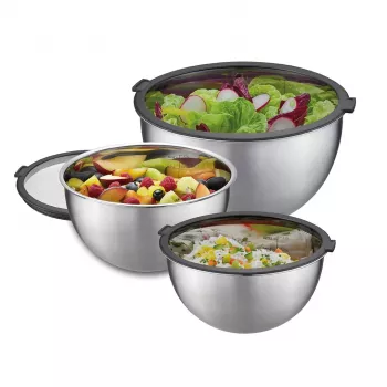 GEFU 89430 Vorratsdose Rund-Set 8 L Edelstahl 1 Stk.