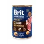 Nassfutter für Hunde Brit Premium by Nature Lamm mit Buchweizen 400 g — ausgewachsene Hunde, 78 % Feuchtigkeit, 8 % Protein, 5 % Fett