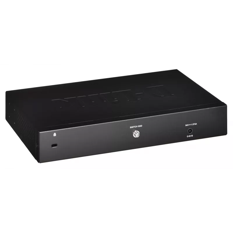 D-Link DGS-1210-08P/E Managed L2 Gigabit Ethernet (10/100/1000) Power over Ethernet (PoE) Schwarz