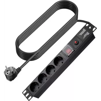 Netzadapterstecker VISION EU Duckhead Adapter für Apple Netzteil C7 Figure-8-Buchse auf EU CEE 7/7 Schuko-Stecker weiß