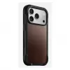 Handyhülle Nomad Rugged Leather Case für iPhone 17 Pro, 6,3 Zoll (16 cm), braun, Leder/TPU/Aluminium