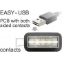 USB-Kabel DeLOCK 85201 USB 2.0 3m Weiß