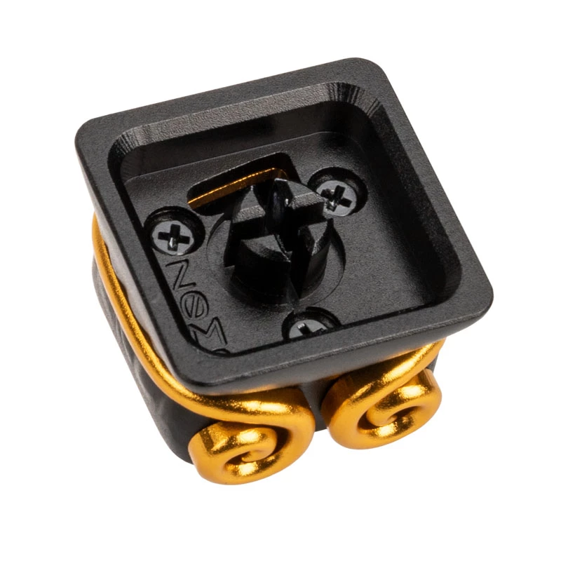 Aluminium-Tastenkappe ZOMOPLUS WUKONG — schwarz/gold, einzelne mechanische Tastenkappe