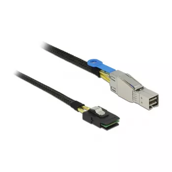 SAS-Kabel DeLOCK 83616 1 m 6 Gbit/s Schwarz