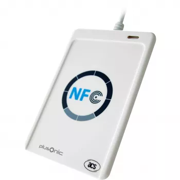 Kartenleser-Schreibgerät Plusonic PLCR-NFC USB NFC RFID für kontaktlose Karten und Tags