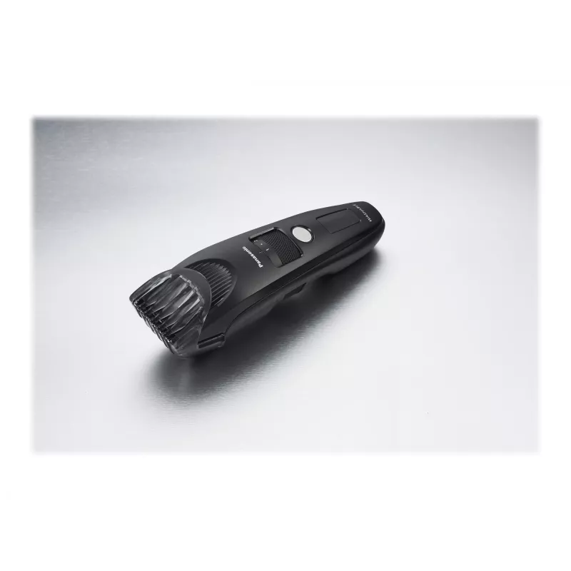 Barttrimmer Panasonic ER-SB40-K803 — 0,5–10 mm, 19 Stufen, Li-Ion, kabellos/Netzbetrieb, schwarz