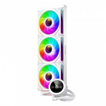 Gamemax | CPU-Flüssigkeitskühler | ICEBURG 360 DIGITAL | Weiß