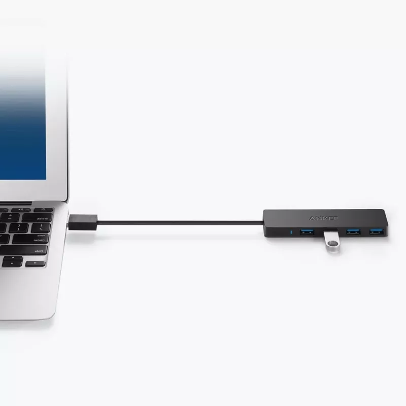 USB Hub Anker Innovations A7516016 USB 3.2 Gen 1 Type-A 5000 Mbit/s Schwarz