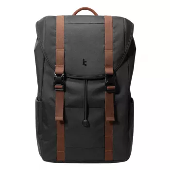Laptop-Rucksack Tomtoc VintPack-TA1, 22 L Kapazität, passend für bis zu 15,6 Zoll (schwarz)