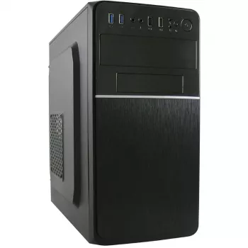 LC Power 2015MB - Tower - micro ATX - ohne Netzteil - Schwarz - USB/Audio (LC-2015MB-ON)
