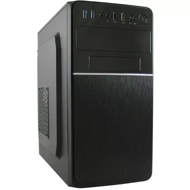 LC Power 2015MB - Tower - micro ATX - ohne Netzteil - Schwarz - USB/Audio (LC-2015MB-ON)