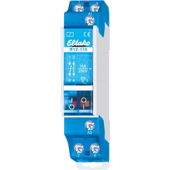 Elektromechanisches Relais Eltako R12-110-230V — 1 NO + 1 NC Kontakte, 230 V Spule