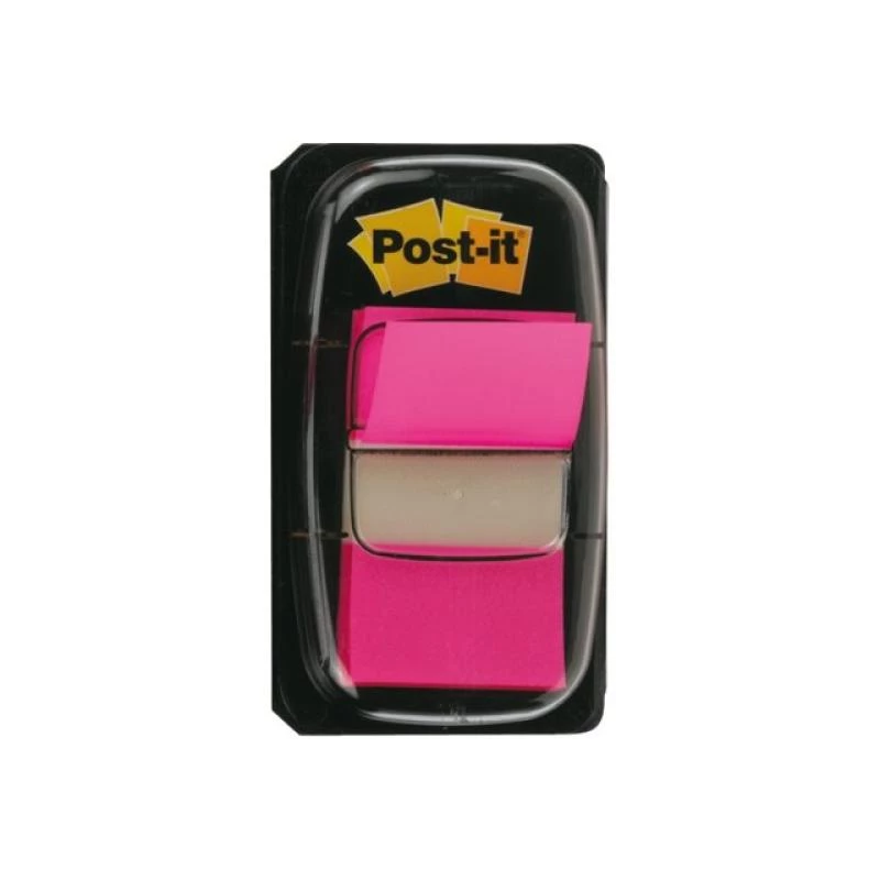 3M Post-it Index Pink, schmal, 50 Haftstreifen Abmessungen, 25,4 x 43,2 mm, im Einwegspender (I680-21)