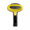 Hand-Barcodelesegerät QOLTEC 50867 — 1D/2D-Laserscanner, USB kabelgebunden, 600 mm Reichweite, gelb/schwarz
