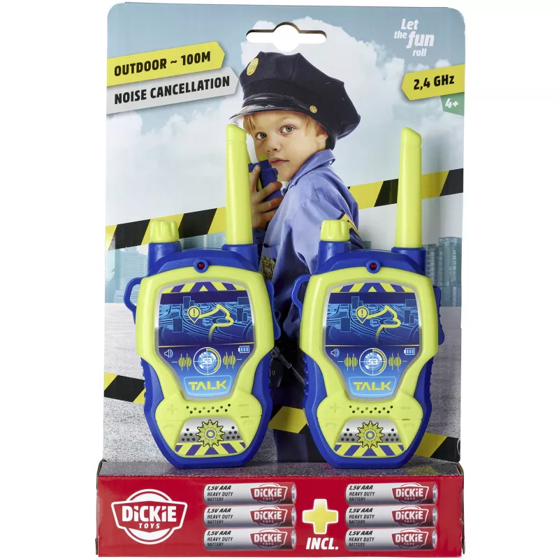Walkie-Talkie-Set Dickie Police 2,4 GHz, 2 Stück, Modell 201118197