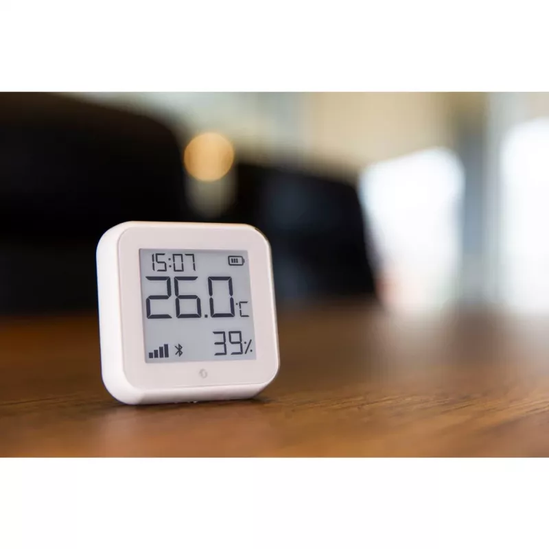Temperatur- und Feuchtigkeitssensor Shelly H&T Gen3 Wi‑Fi Weiß