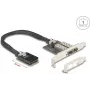 Netzwerkadapter DELOCK Mini PCIe I/O 95281 mit 2× SFP Gigabit LAN