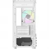 PC Micro Tower Gehäuse THERMALTAKE View 170 WS ARGB Snow — Micro ATX, weiß, 2x120mm Seite, 1x120mm Rückseite, Netzteil unten, unterstützt 2,5 Zoll/3,5 Zoll