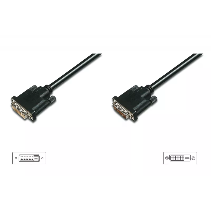 DIGITUS ASSMANN - DVI-Verlängerungskabel - Dual Link - DVI-D (W)