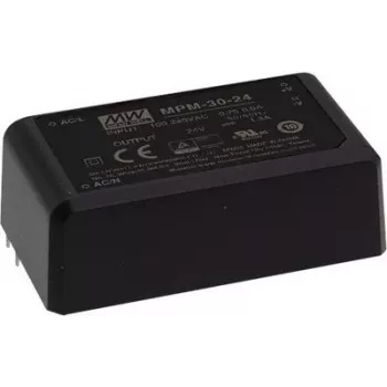 Netzteil MEAN WELL MPM-30-12ST, 30 W, 12 V Ausgang, 80–264 V Eingang