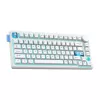 Bluetooth-Tastatur im mechanischen Stil Onikuma MT706 weiß — kabellose Bluetooth-Konnektivität, kompaktes Layout