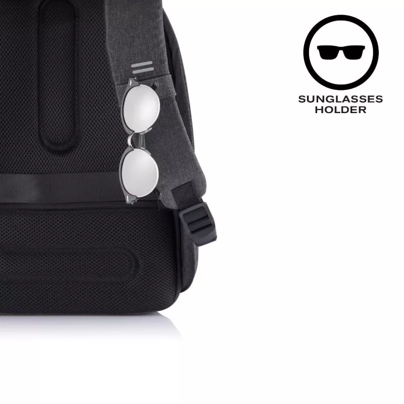 Rucksack XDDESIGN Bobby Hero Small, diebstahlsicher, 11,5 L, Tablet bis 12,9 Zoll, PET/Schaumstoff, schwarz