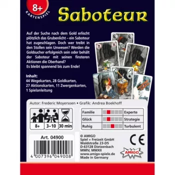 Amigo 04900 Brettspiel Saboteur 30 Min.