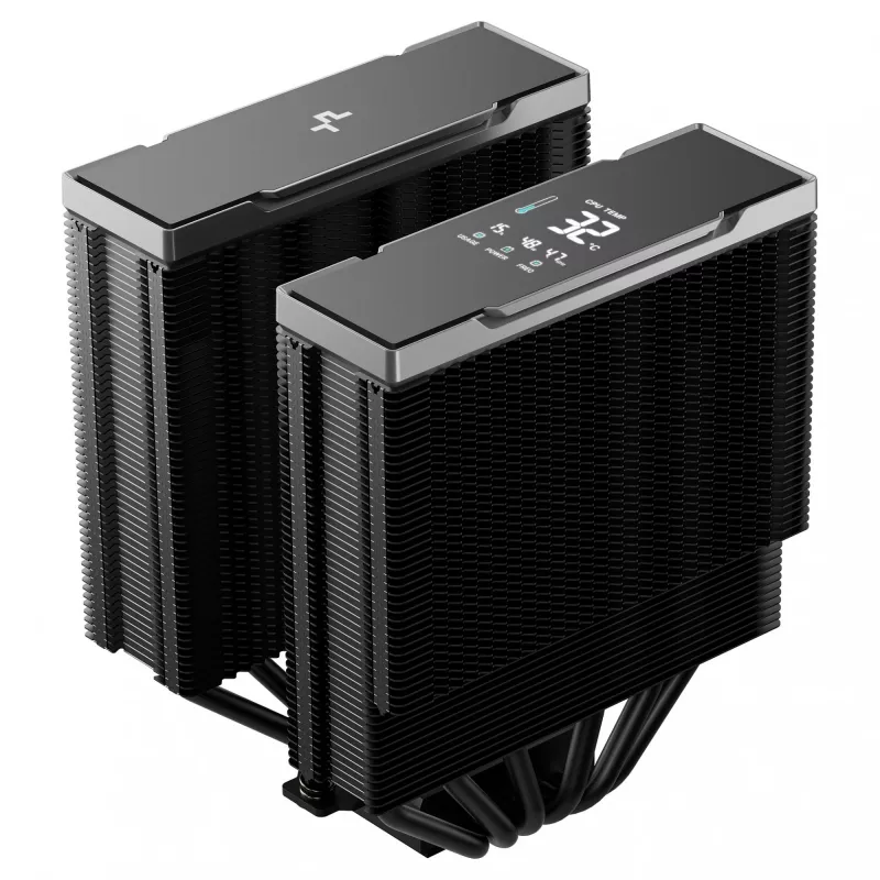Luftkühler DeepCool AK620 G2 Digital NYX, 120-mm-Lüfter, max. Luftdruck 2,78 mmH2O, 144 × 127 × 159 mm, schwarz