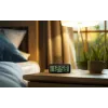 BLAUPUNKT elektronisches Zubehör CL04BK — schwarze kompakte Uhr mit Thermometer, Feuchtigkeitsanzeige, Kalender, Alarm, Schlummerfunktion, AAA-Batterie