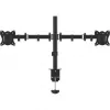 Dual-Monitor-Tischhalterung MONTIS Dual Monitor Mount Everest MT015, 13–27 Zoll, 2 Arme, max. 16 kg, VESA 75x75–100x100, schwarz
