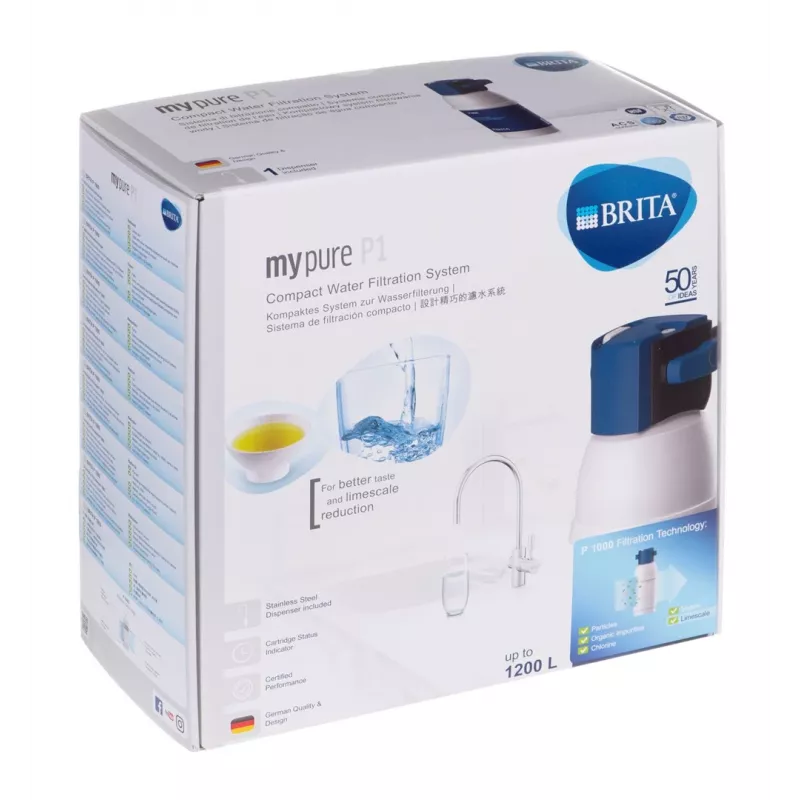 Brita Mypure P1+grifo 1 Via Kompaktes Wasserfiltersystem