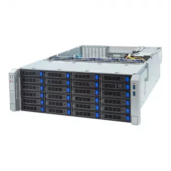 4U Rack Server GIGABYTE S453-S70-AAV1 — Dual-Sockel LGA4677, DDR5, 16 DIMM, 38x 2,5 Zoll/M.2, 1600W redundantes Netzteil (80 PLUS Titanium)